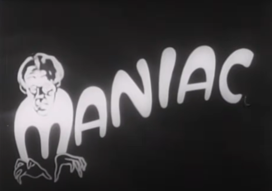 Maniac 1934 title